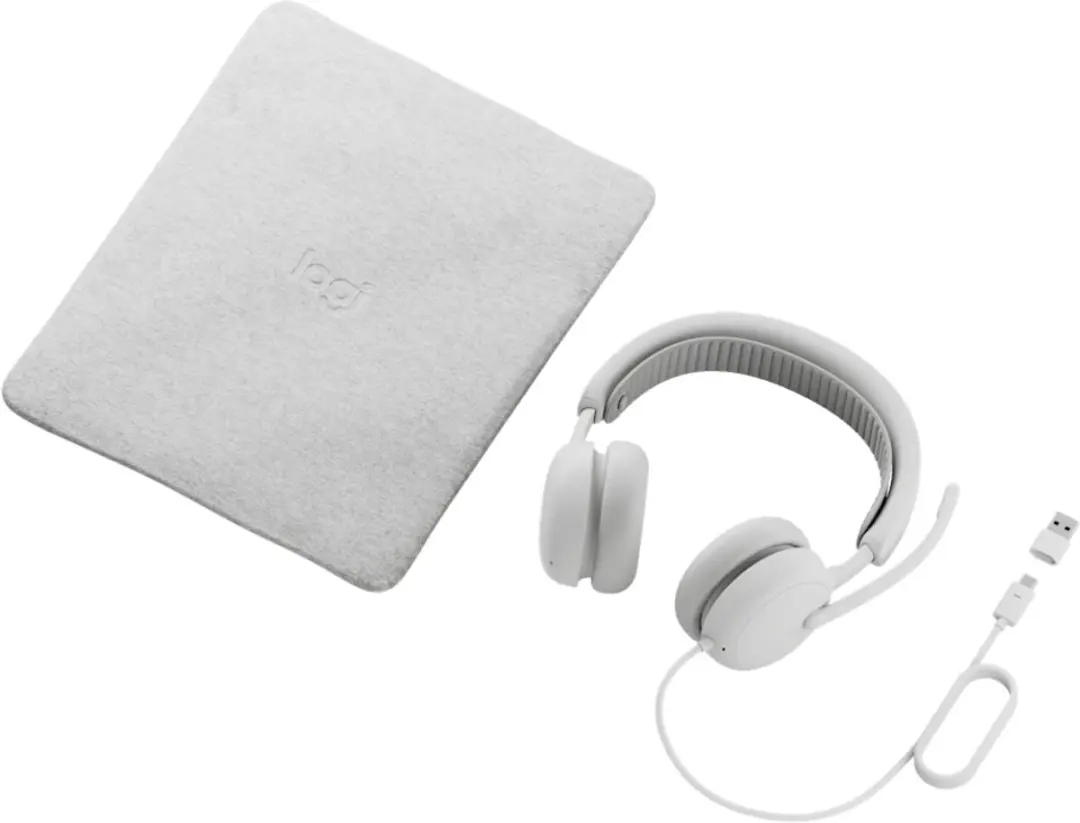 Logitech Zone Wired 2 Headset - Wit - afbeelding 2 van 6