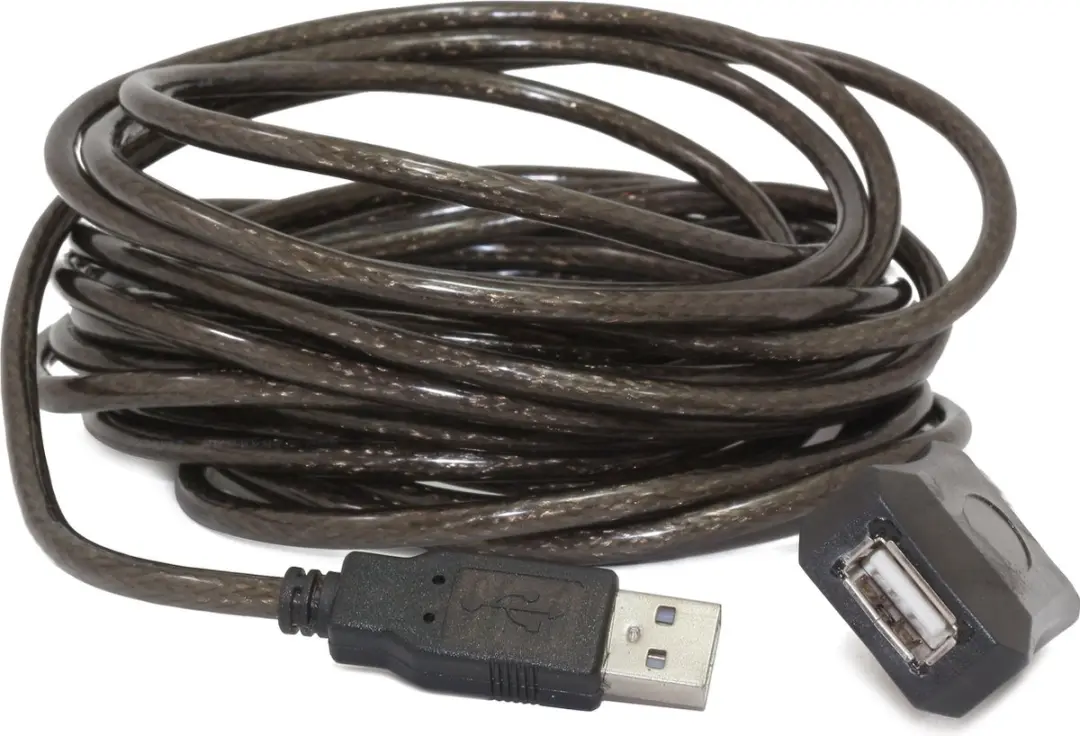 Cablexpert USB Verlengkabel Actief 10m - Zwart