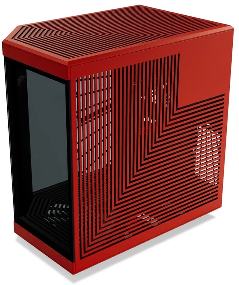 HYTE Y70 Touch Infinite Midi Tower - Zwart/Kersenkleur