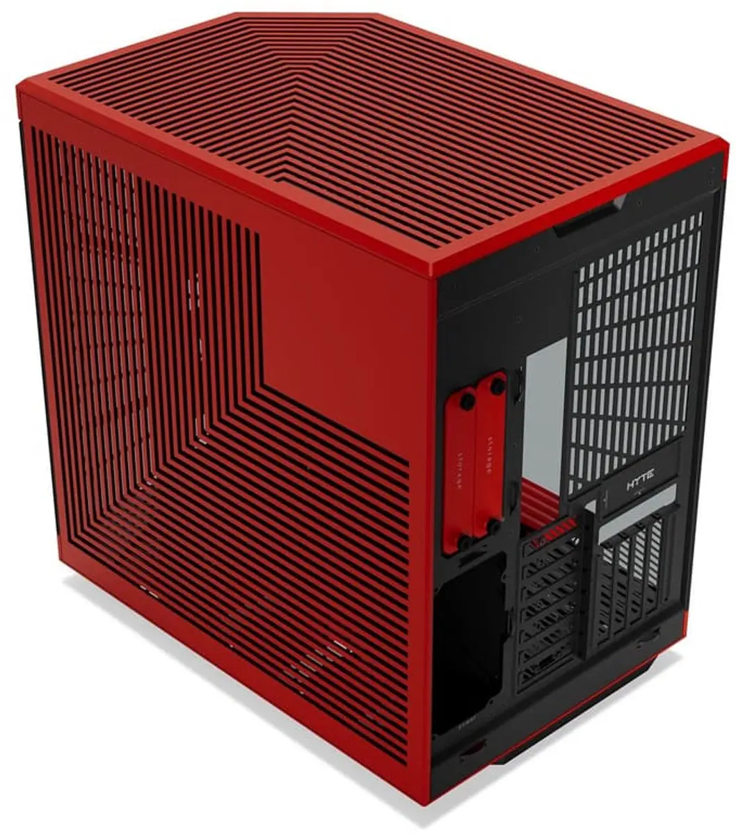 HYTE Y70 Touch Infinite Midi Tower - Zwart/Kersenkleur