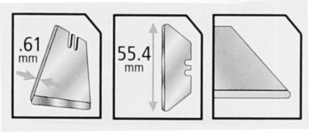 Stanley FatMax Reservemesjes Afgeronde Punt - 10 Stuks
