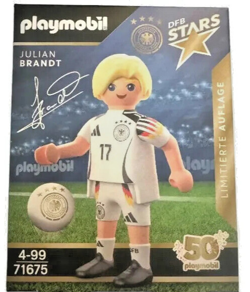 playmobil 71675 duitse voetballer dfb stars Julian Brandt