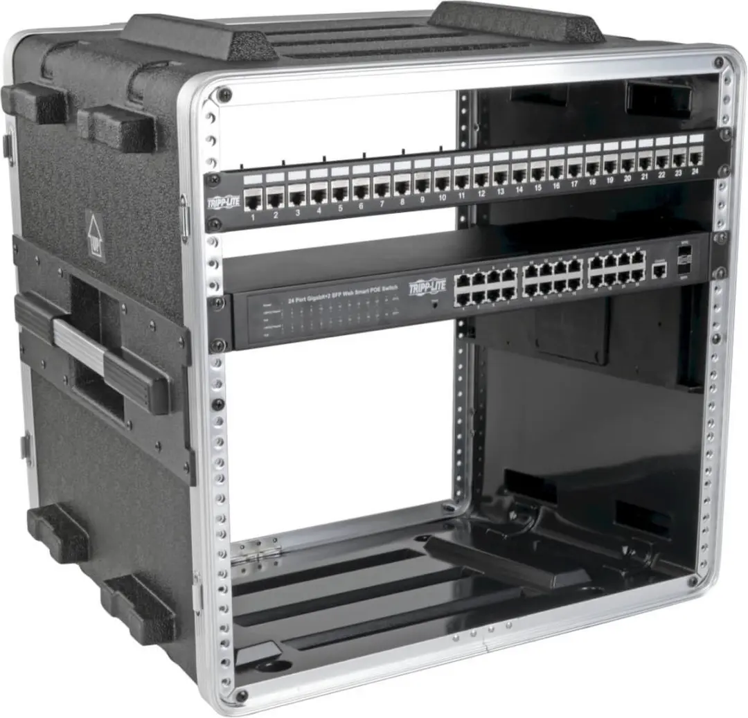 Tripp Lite SRCASE10U Vliegkoffer - Zwart