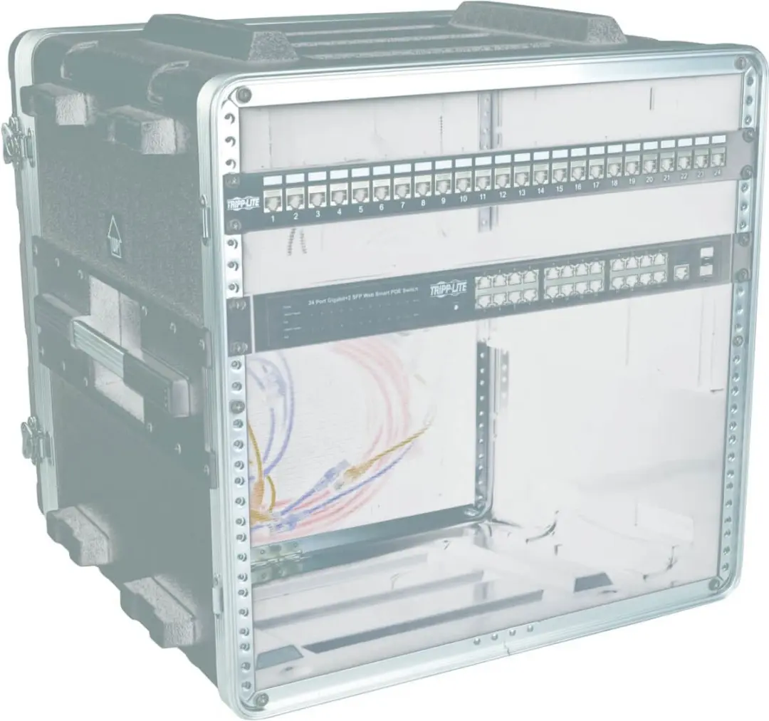 Tripp Lite SRCASE10U Vliegkoffer - Zwart