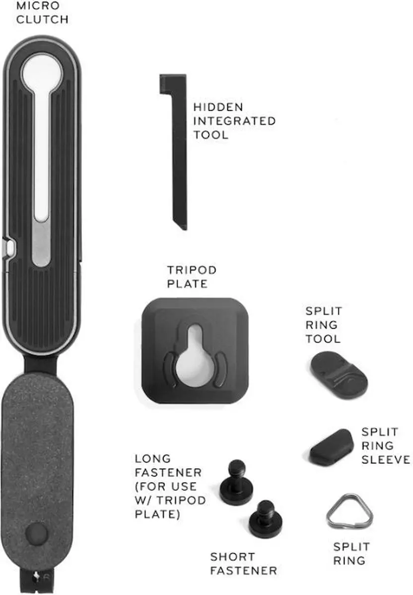 Peak Design Micro Clutch I-Plate - Zwart