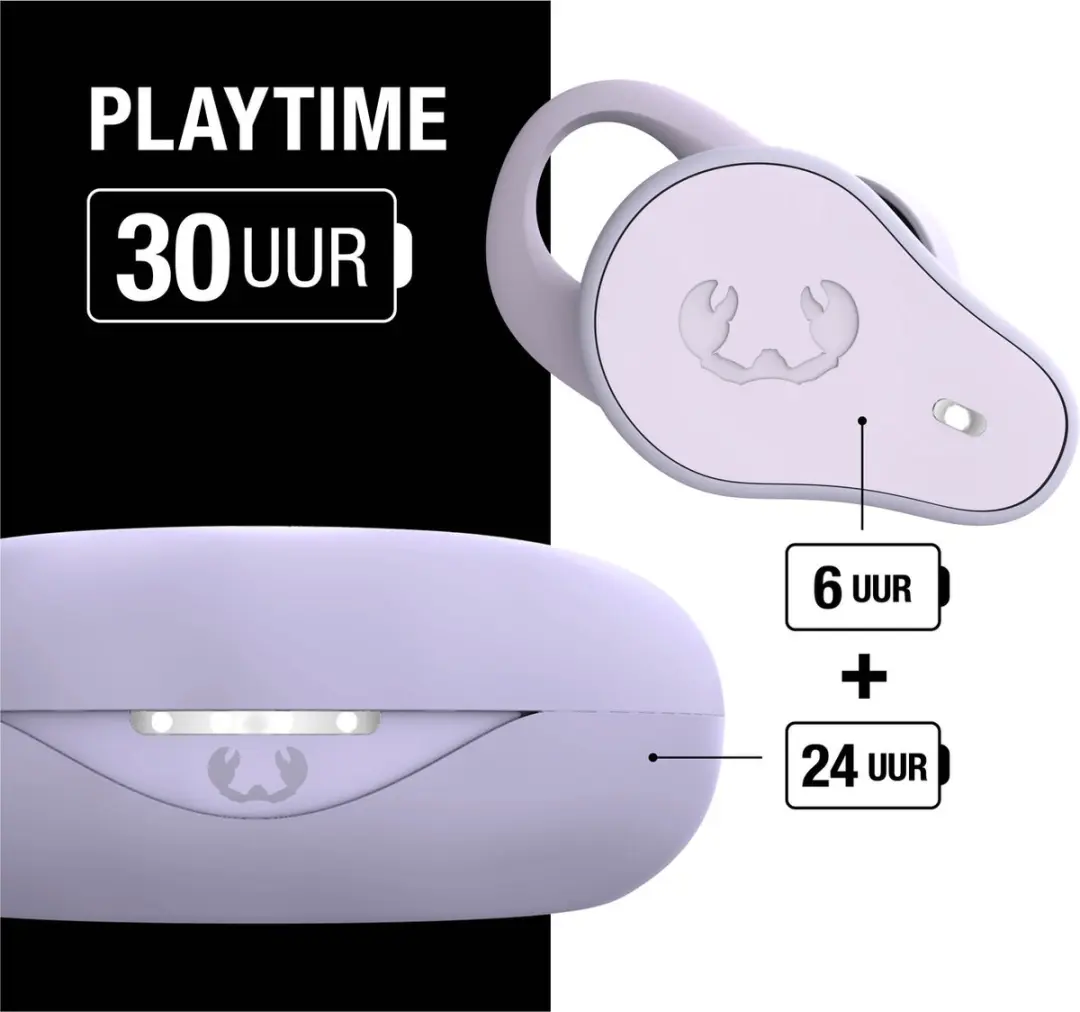 Fresh 'n Rebel Twins Move 3TW1600 Sport Oordopjes - Dreamy Lilac - afbeelding 6 van 6