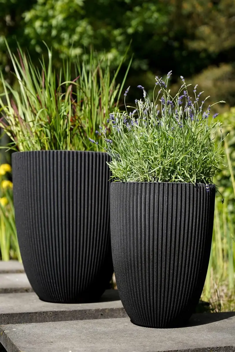 Capi Europe Groove NL Bloempot 25L - Ivoor