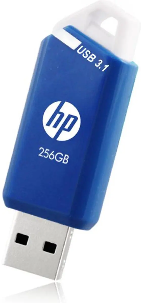 PNY HP X755W USB Stick 256GB - Blauw/Wit