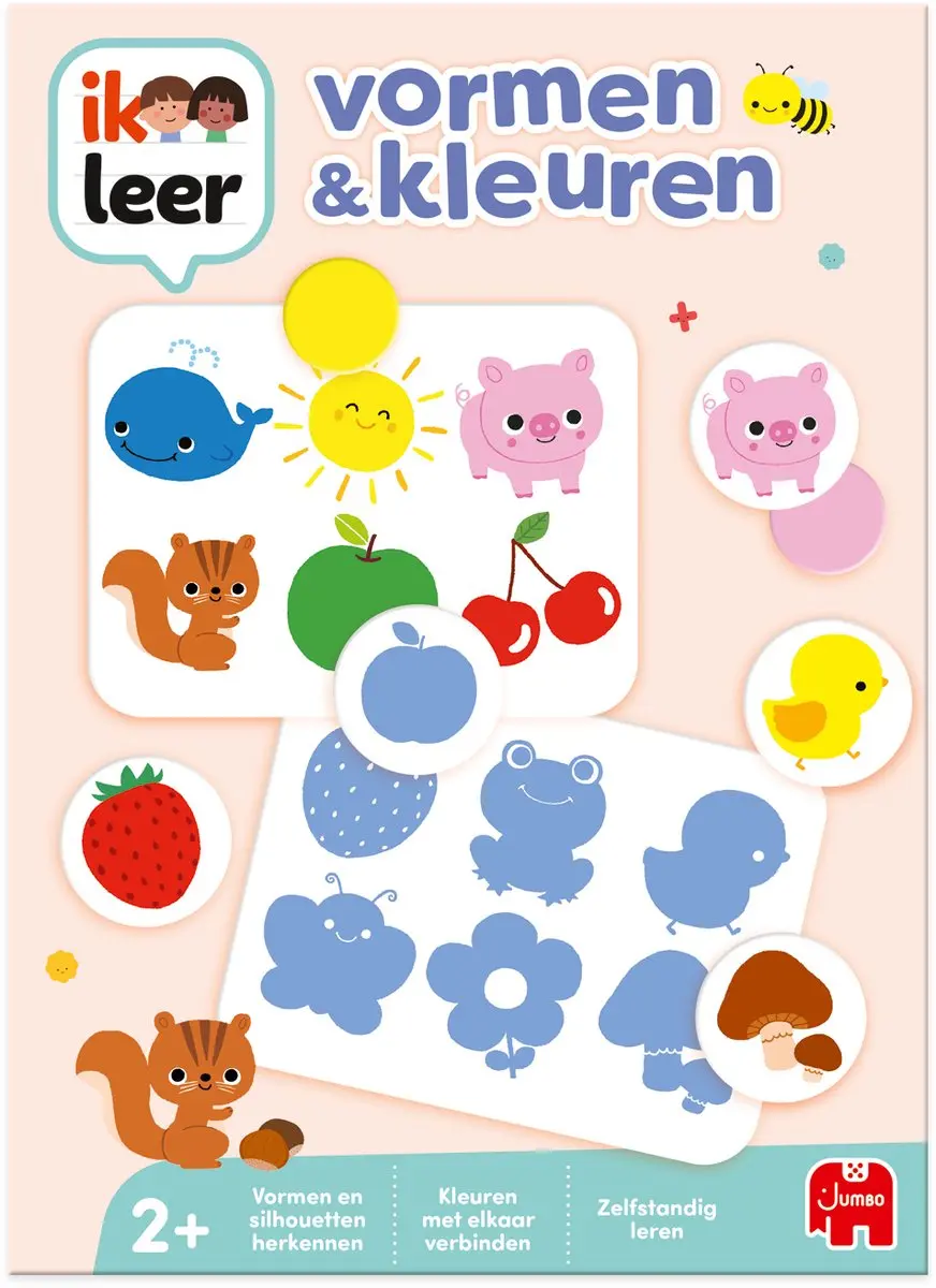 Jumbo Vormen en Kleuren Educatief Spel - 19569