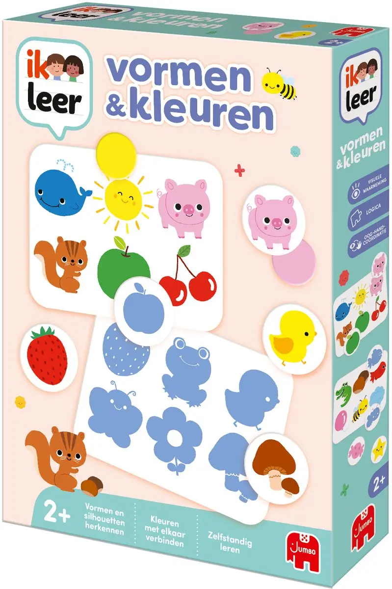 Jumbo Vormen en Kleuren Educatief Spel - 19569
