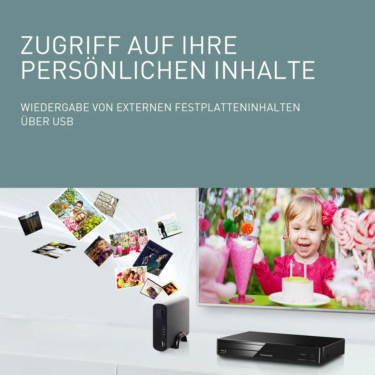Panasonic DMP-BD84EG-K Blu-rayspeler - Zwart - afbeelding 6 van 6