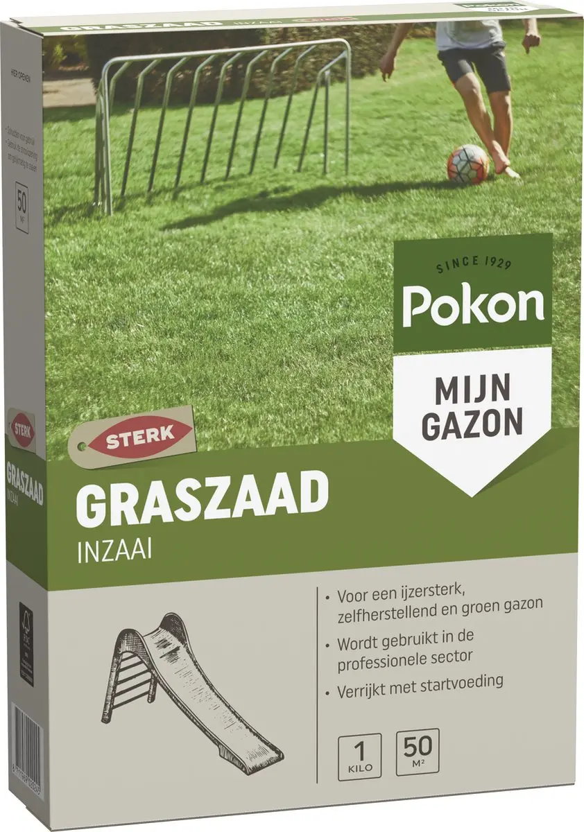 Pokon Graszaad Inzaai 1kg - 12,5m²