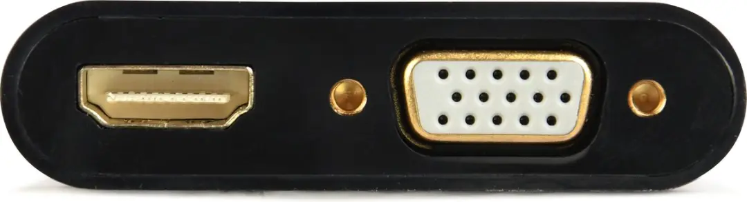 Cablexpert VGA naar HDMI Adapterkabel 0,15m - Zwart