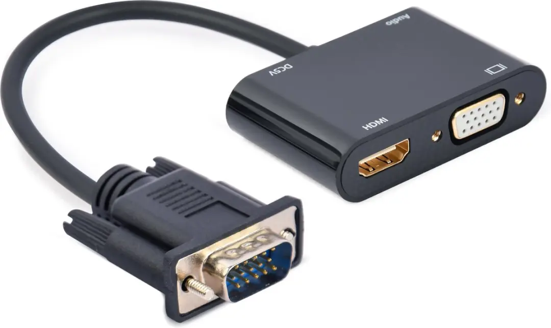 Cablexpert VGA naar HDMI Adapterkabel 0,15m