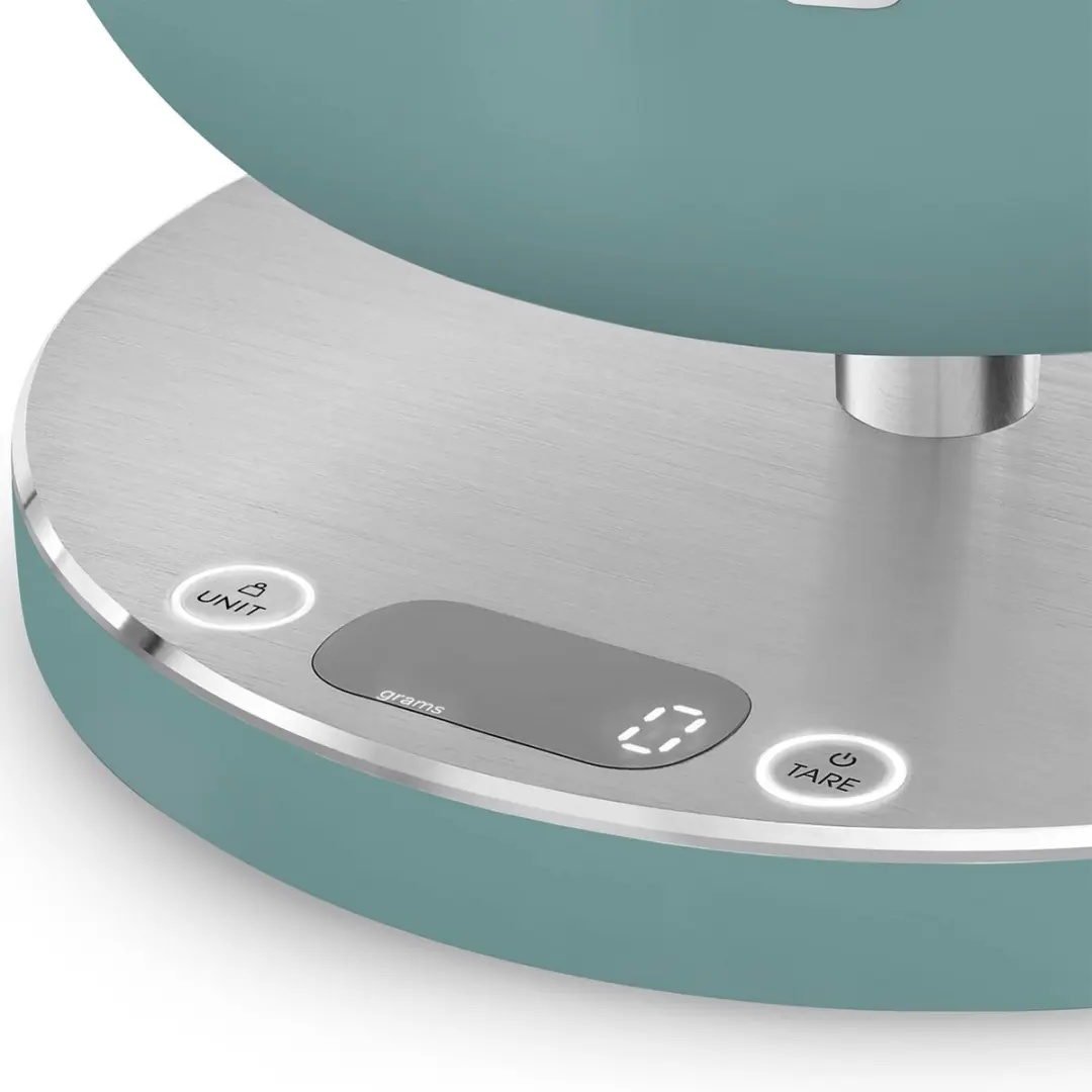 Smeg KSC01EGMWW Digitale Keukenweegschaal 5kg - Mat Emerald Green