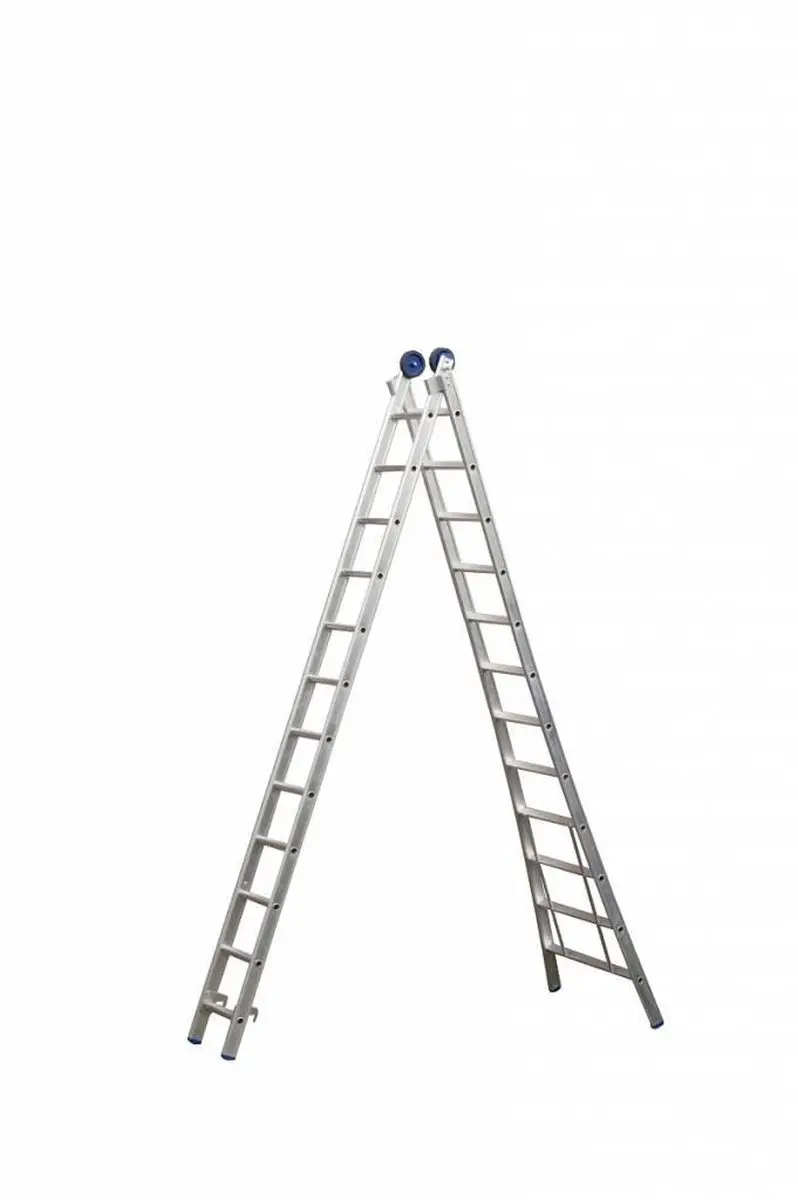 Maxall MR Uitgebogen Reformladder 2-delig - 18 Sporten