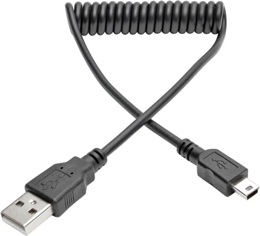 Tripp Lite U030-006-COIL USB 2.0 A naar Mini-B Kabel
