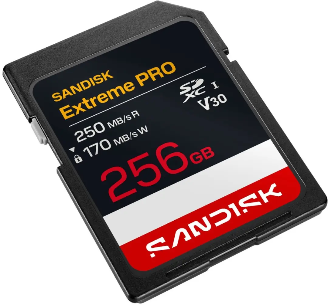 SanDisk SDXC Extreme PRO 256GB - 4K UHD