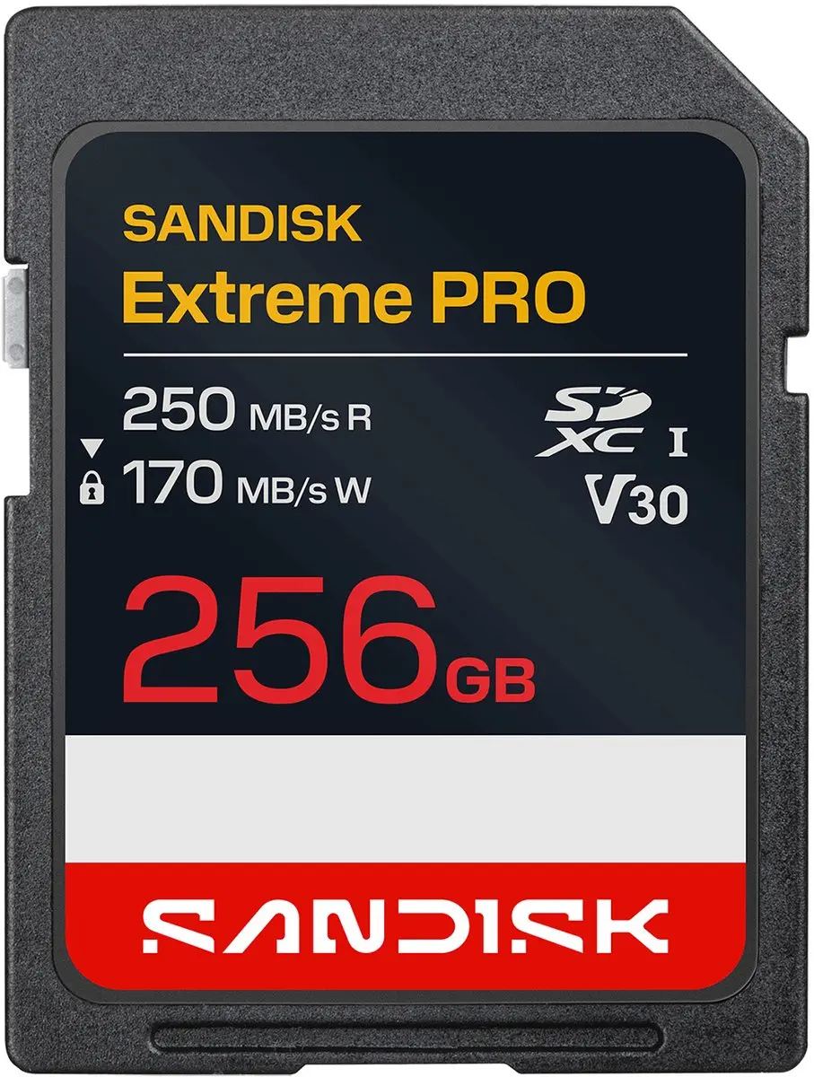 SanDisk SDXC Extreme PRO 256GB