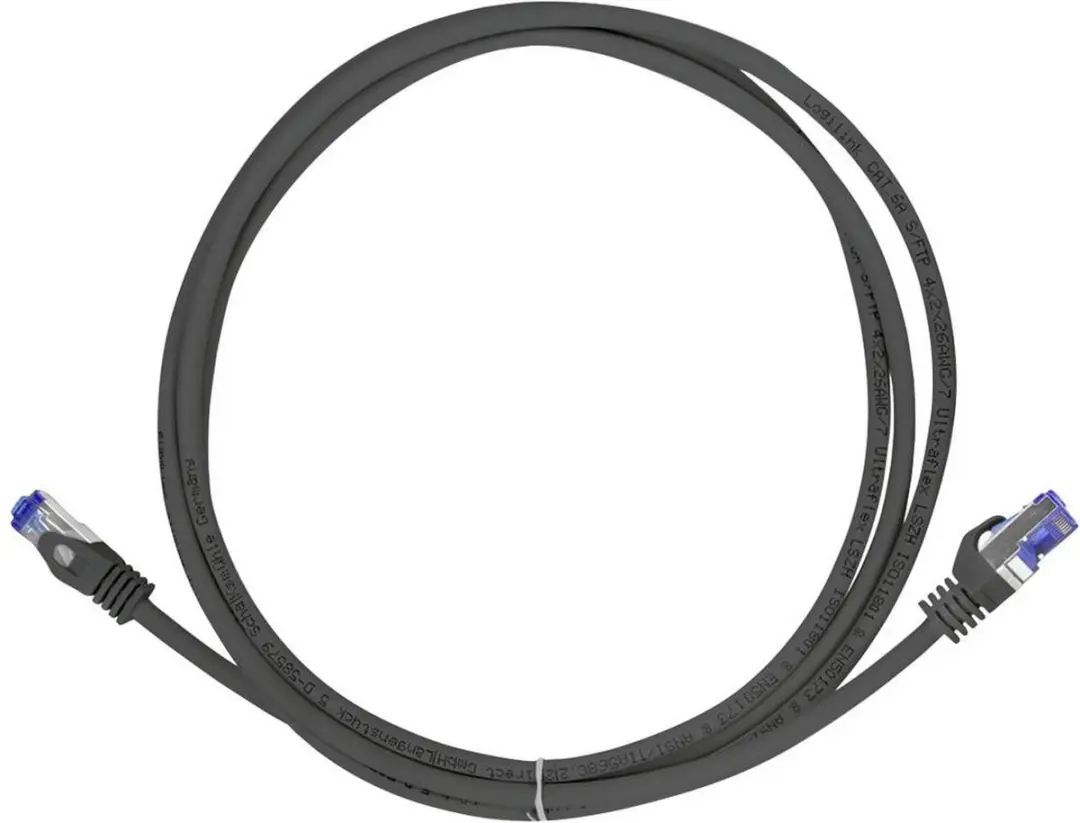 Logilink C6A123S CAT 6A Kabel 30m - Zwart