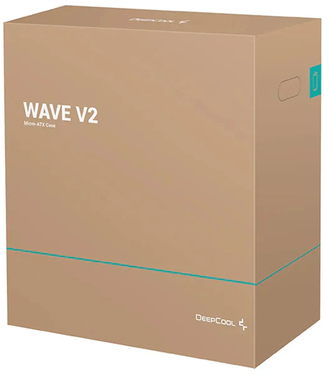 DeepCool WAVE V2 ATX Semi-tower Box - Zwart