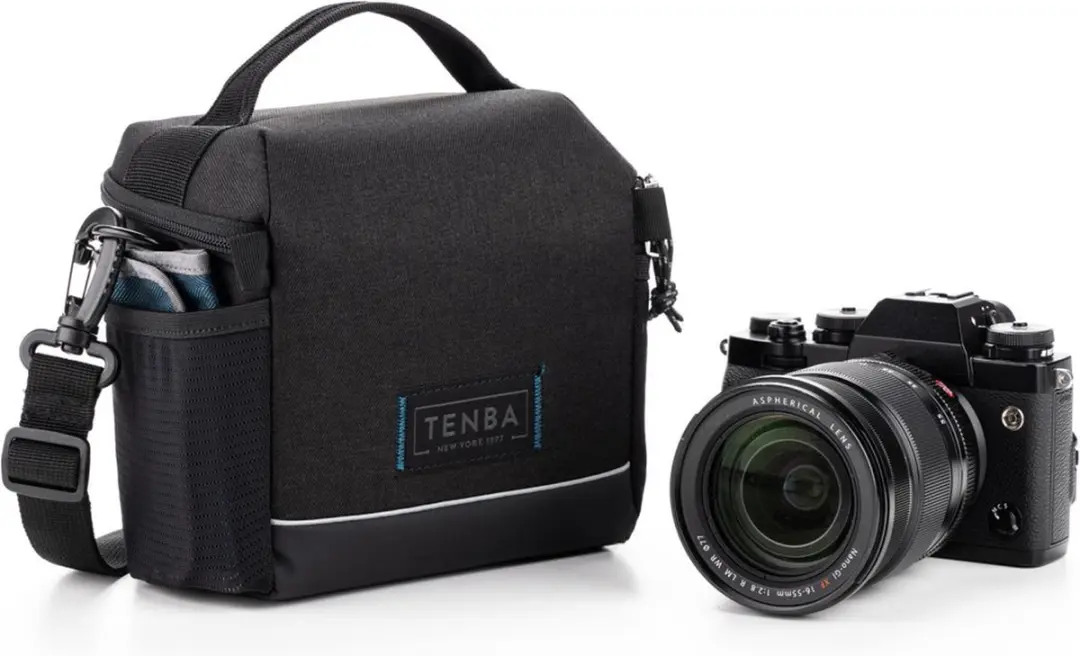 Tenba Skyline V2 7 Schoudertas - 2 Lenzen - Zwart - afbeelding 6 van 6
