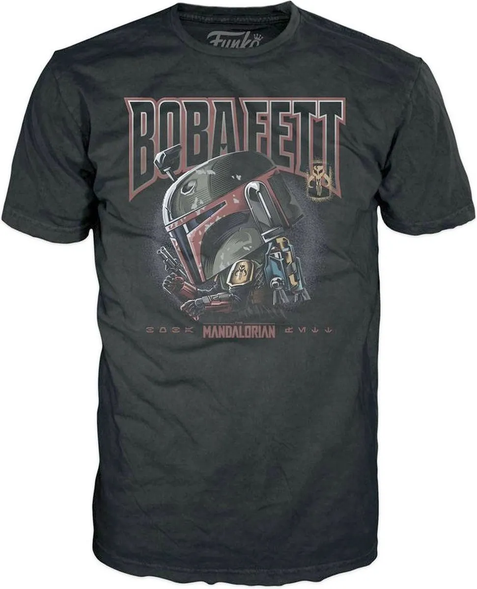 Funko Star Wars Boba Fett POP! & T-shirt Set - Zwart