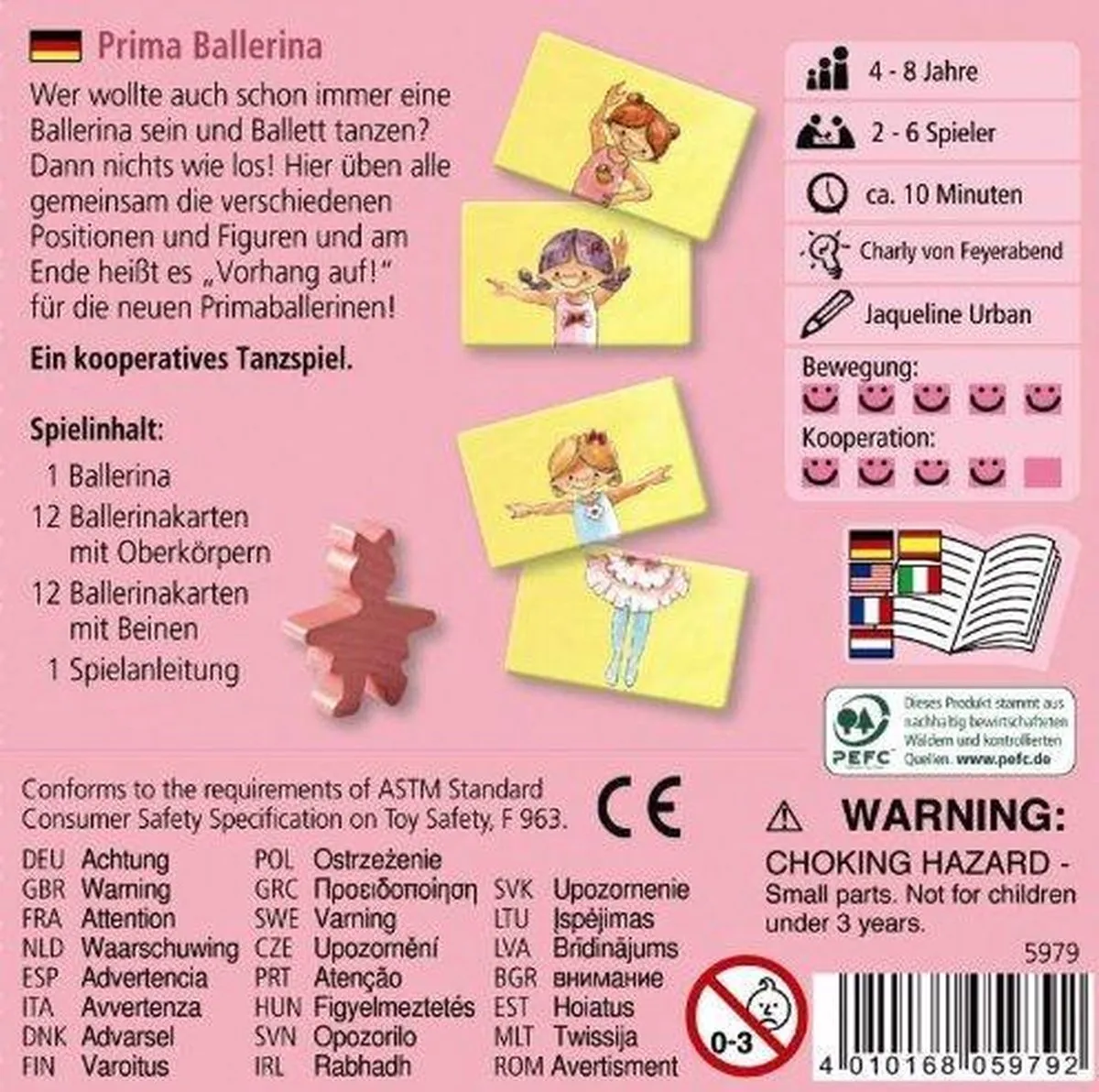 Haba Prima Ballerina Wooden Speelgoed 5979 - Multicolor - afbeelding 6 van 6