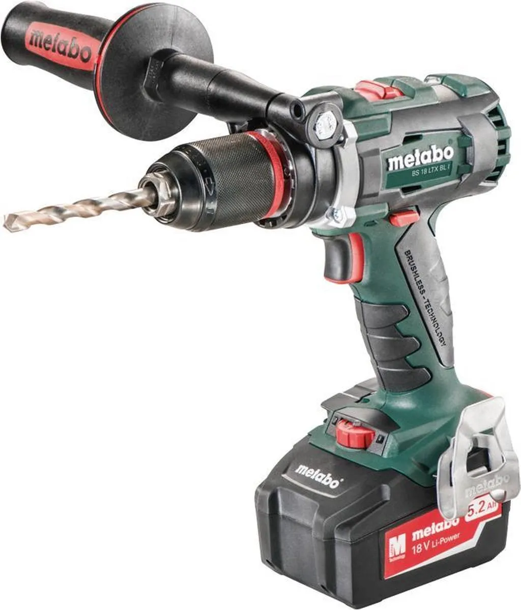 Metabo BS 18 LTX BL Accu Schroefboormachine 18V - 2x 4.0Ah - 13mm Metaal