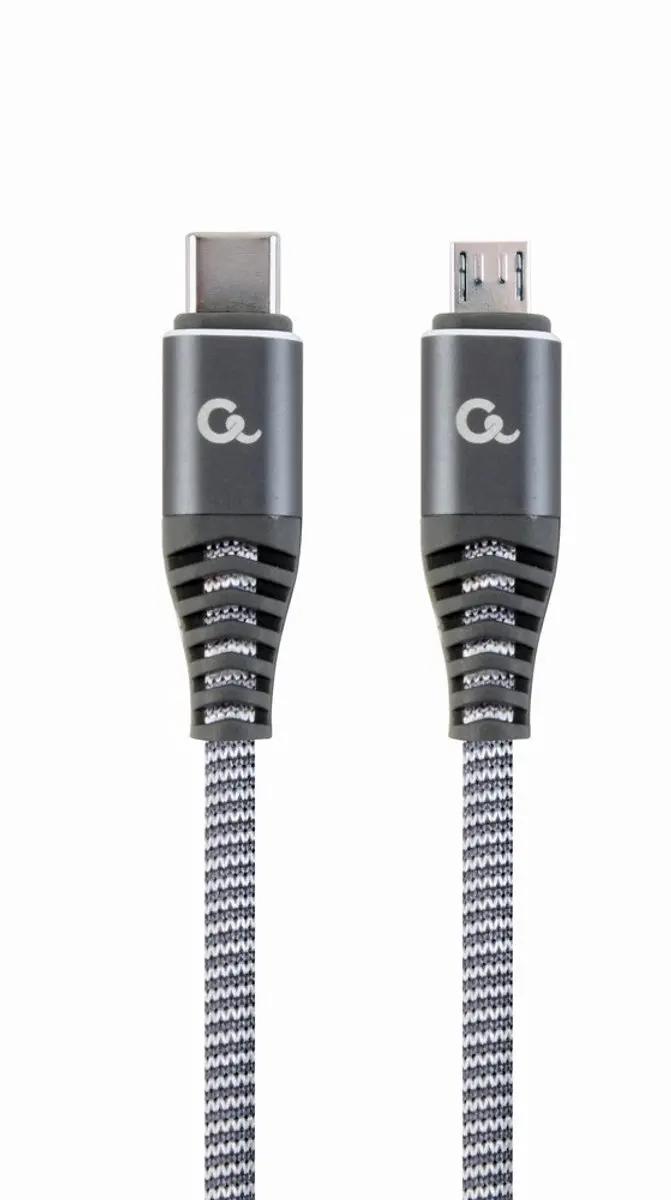 Cablexpert USB Type-C naar micro USB Kabel 1.5m - Grijs