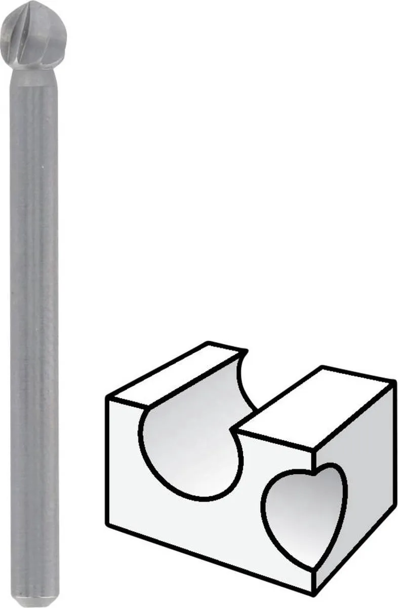 Dremel 114 Hogesnelheidsfrees 7.8mm - 2 Stuks