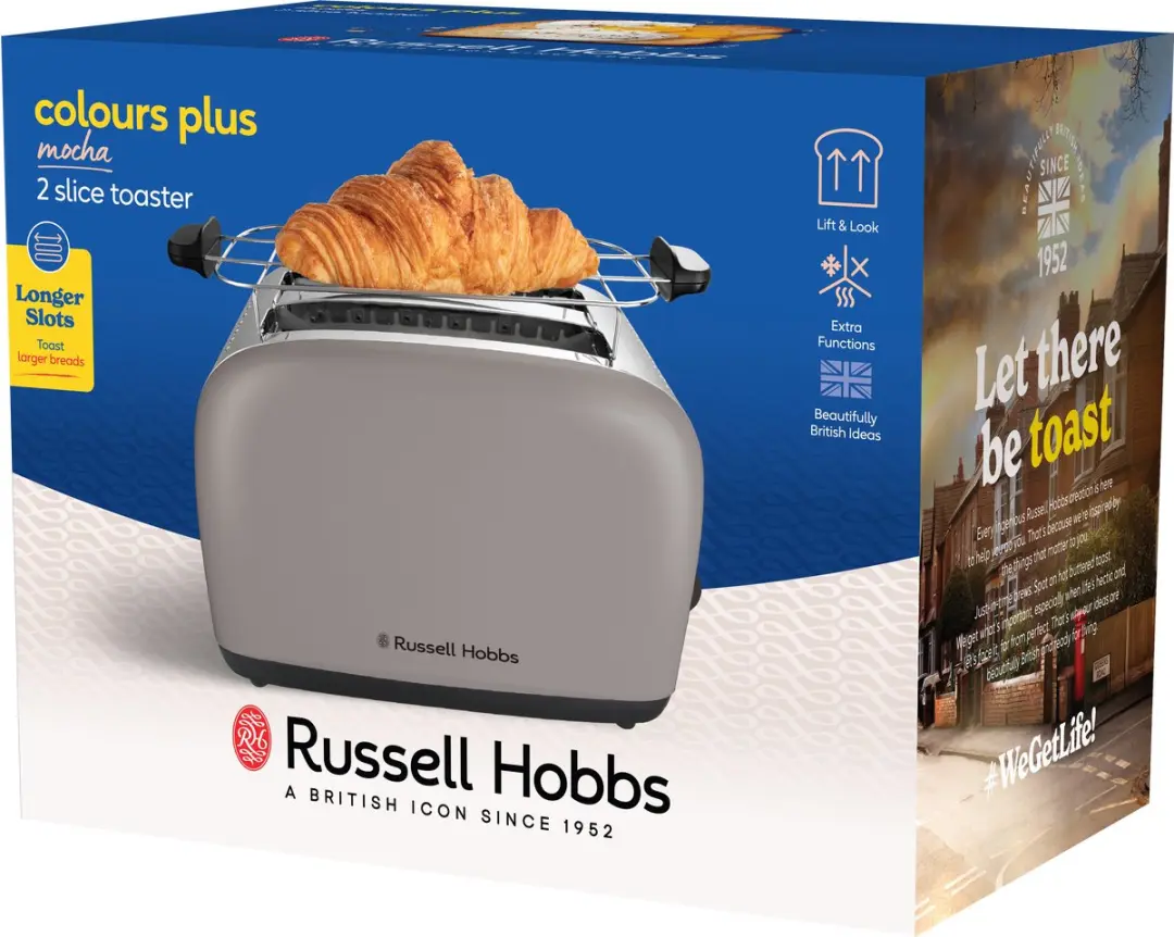 Russell Hobbs Colours Plus Broodrooster 26931-56 - Mocha - afbeelding 6 van 6