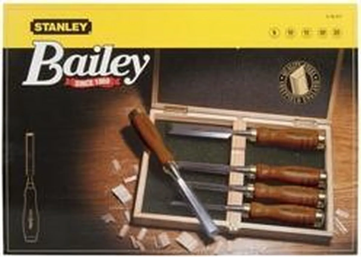 Stanley Bailey Houtbeitelset 5-delig 2-16-217 - afbeelding 6 van 6