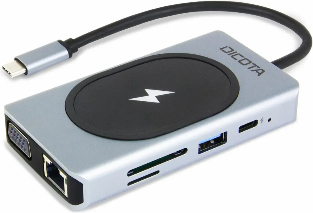 Dicota D32059 USB-C 10-in-1 Wireless Charging Dock 100W