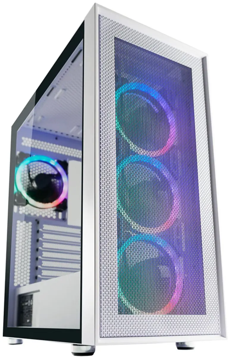 LC-Power White Wanderer Midi ATX Behuizing