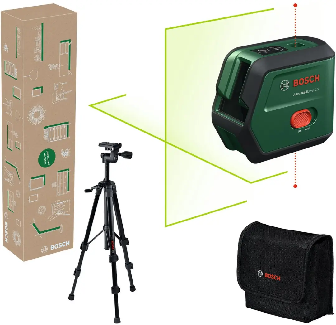 Bosch AdvancedLevel 2G Set Kruislijnlaser