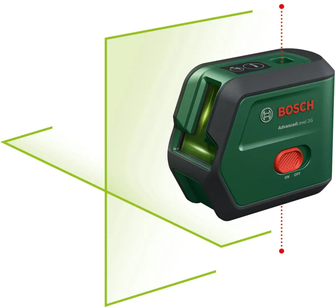 Bosch AdvancedLevel 2G Set Kruislijnlaser - Groen - 0603663GZ1