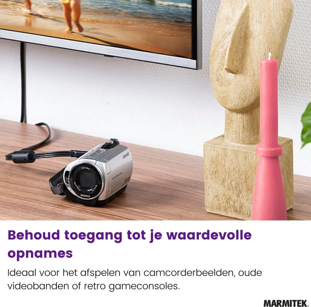 Marmitek Connect AH31 SCART naar HDMI Converter - 720p/1080p