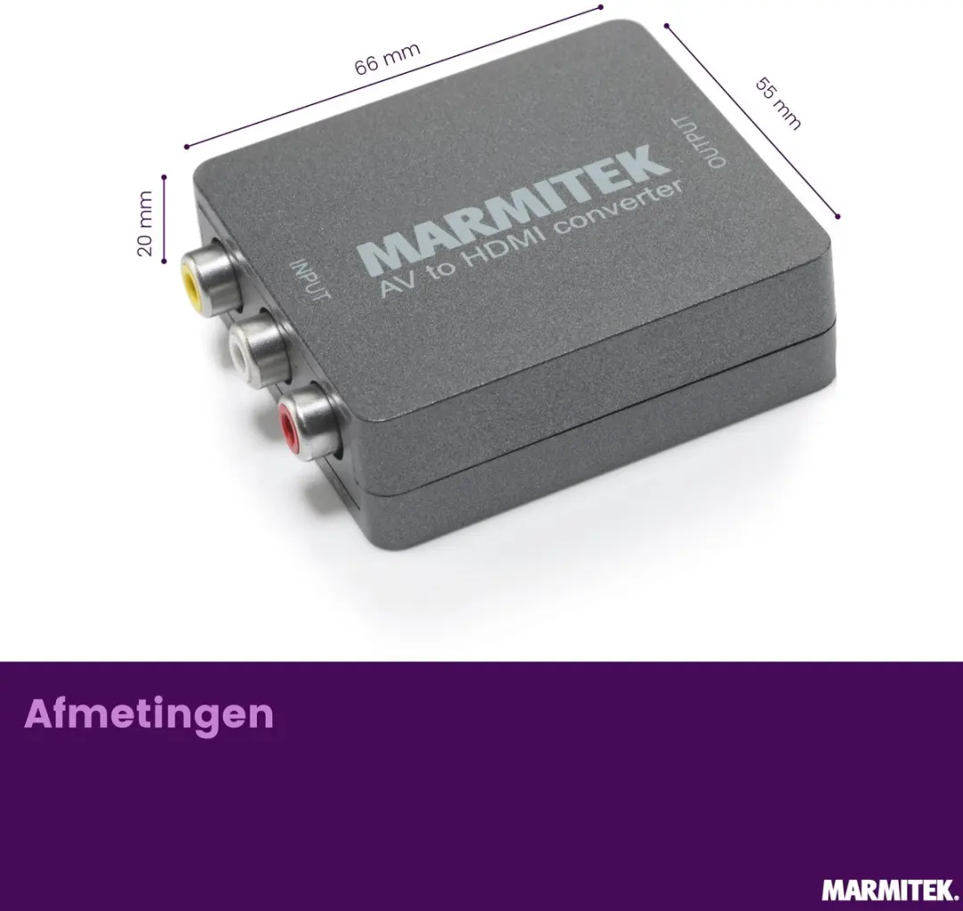 Marmitek Connect AH31 SCART naar HDMI Converter - 720p/1080p