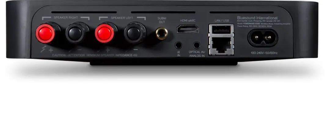 Bluesound Node N230 Powernode Edge - Zwart