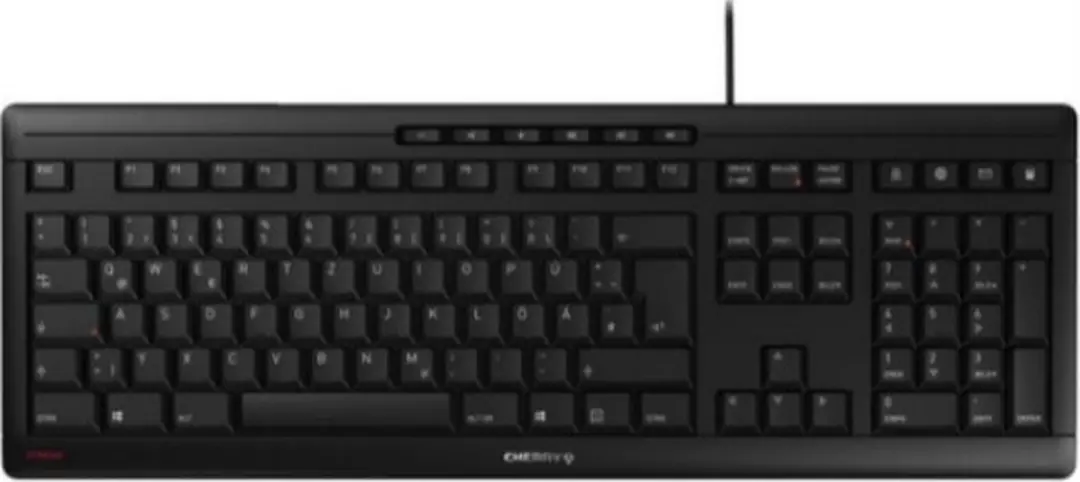 Cherry Stream JK-8500GB-2 Toetsenbord - SX Toetsen - USB - Brits Engels - Zwart