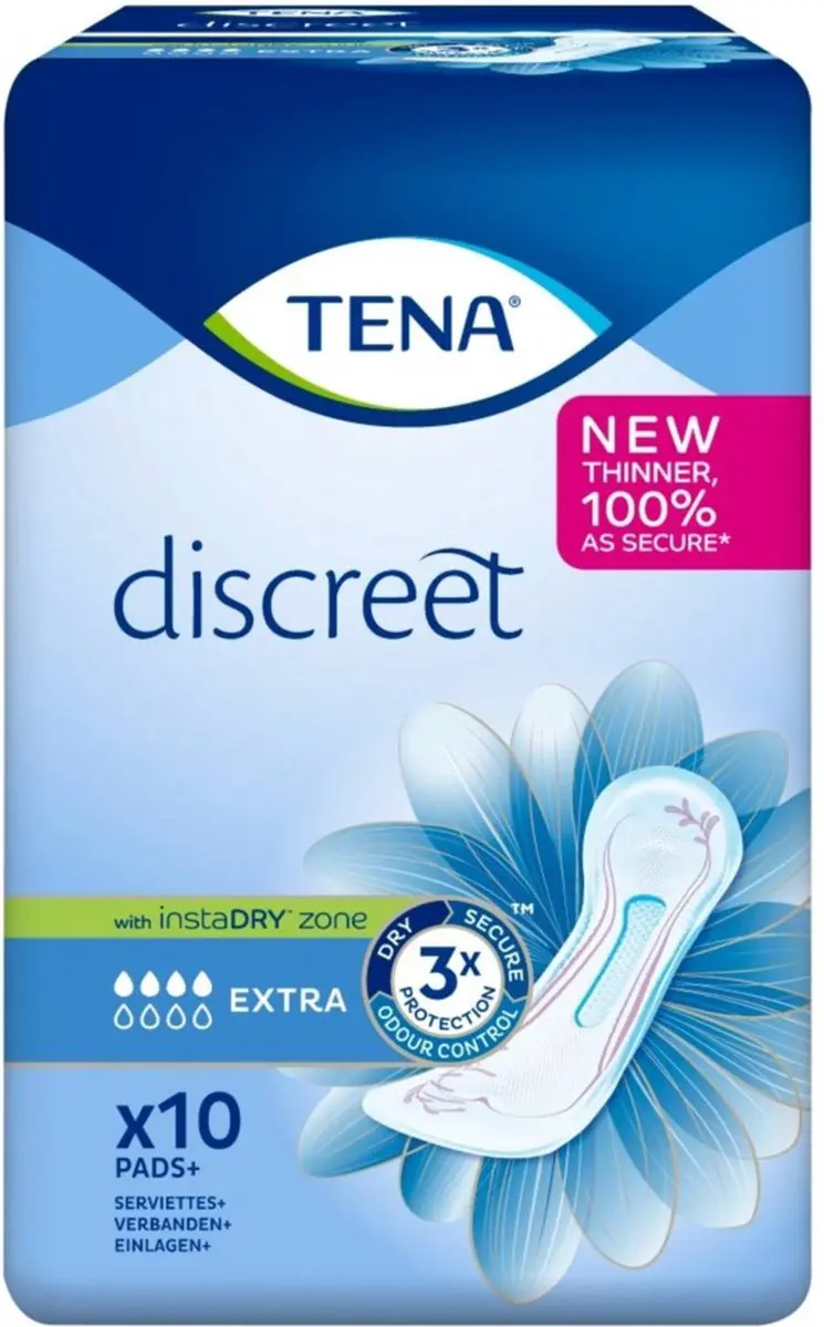 TENA Discreet Extra Incontinentieverband 60 Stuks