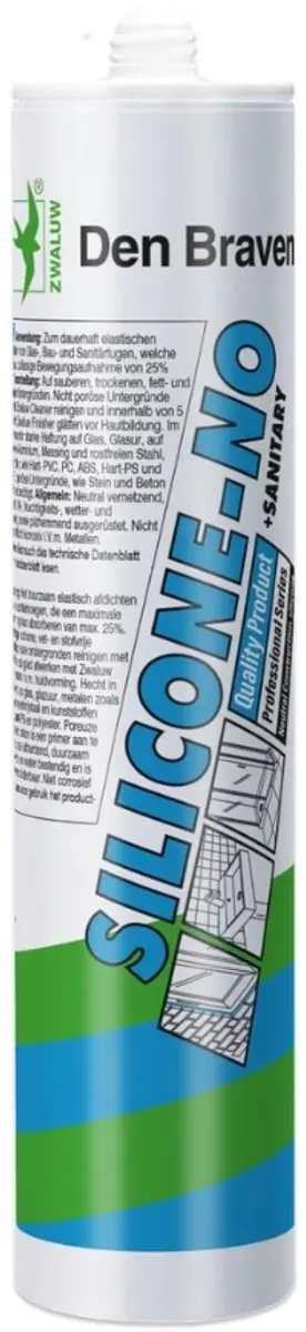 Den Braven Siliconenkit NO Crèmewit 310ml