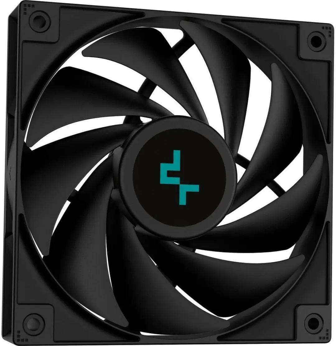 DeepCool LS520S ZERO DARK Vloeistofkoeler 240mm - 2x 120mm Fans - Zwart
