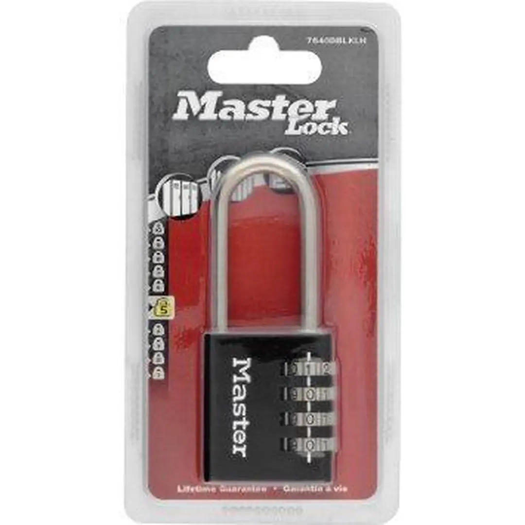 MasterLock 7640EURDBLK Hangslot - 40mm - Zwart