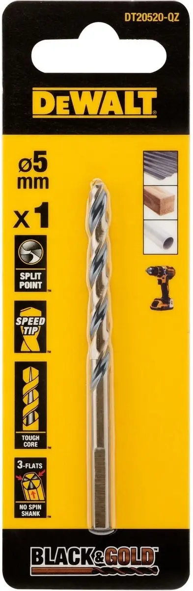 DeWalt DT20520 Metaalboor 5mm