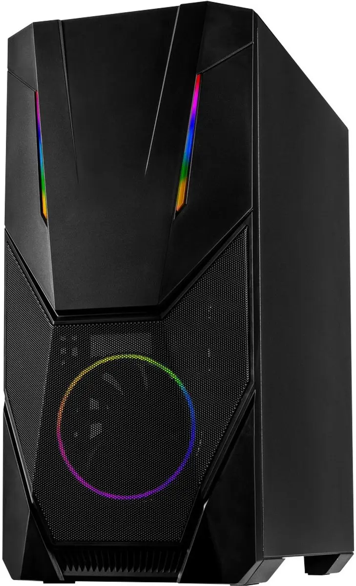 Intertech IT-3303 Hornet RGB Midi Tower - Zwart