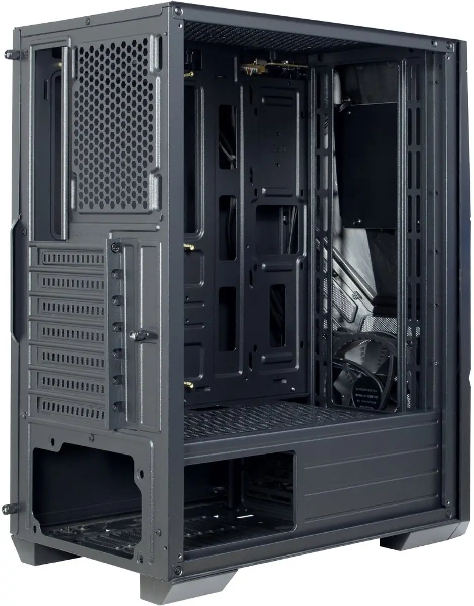 Intertech IT-3303 Hornet RGB Midi Tower - Zwart