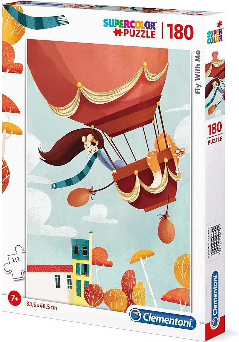 Clementoni Fly With Me Junior Legpuzzel 180 Stuks