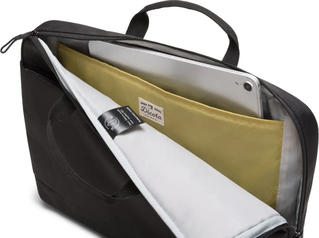 Dicota D31871-RPET Laptoptas 15,6" - Zwart - afbeelding 6 van 6